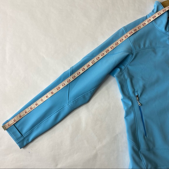 Patagonia Polartec Womens Full Zip Windblock Softshell Jacket Light Blue Medium - Picture 13 of 13